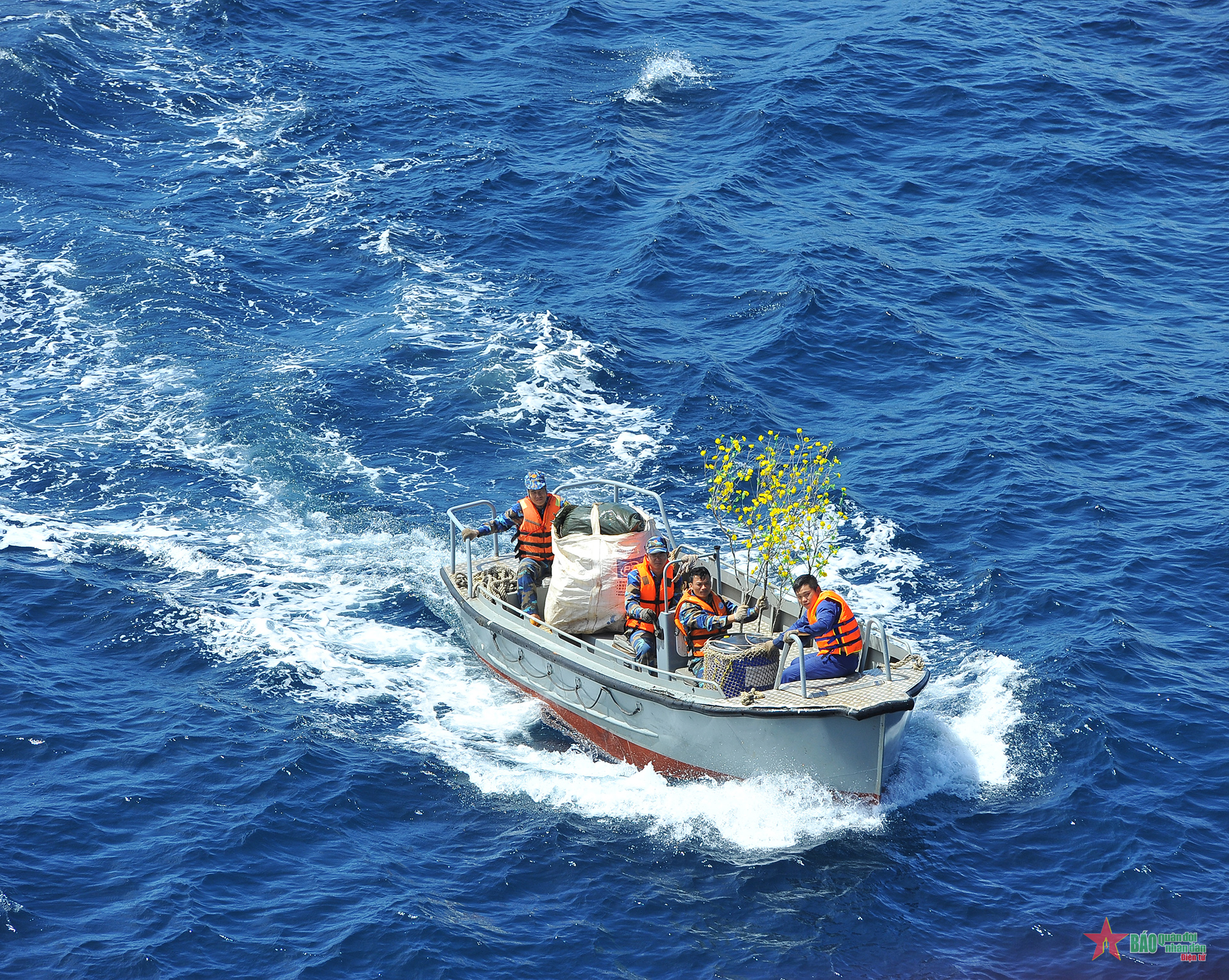 Mang mùa xuân ra đảo